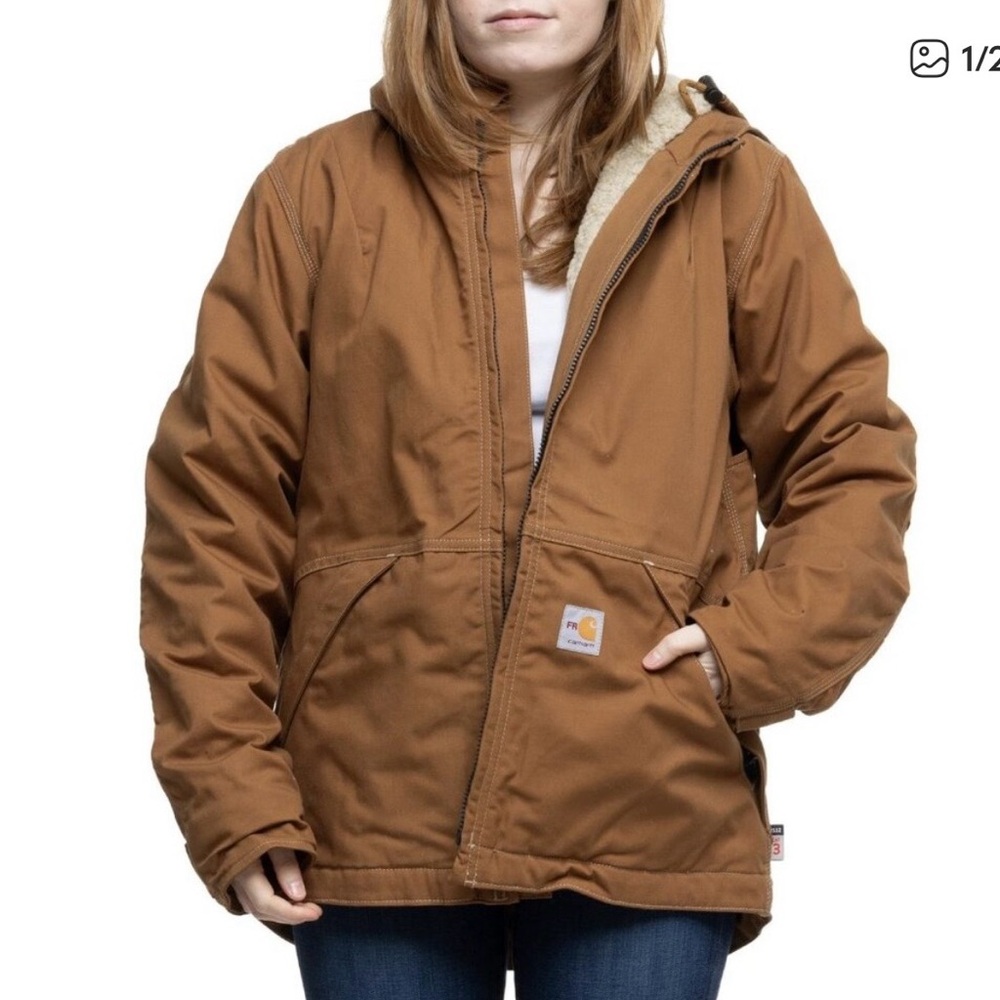 Carhartt 102694 flame_resistant full swing.Quick duck jacket _insulated